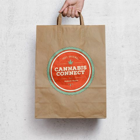 Cannabis Connect paper bag