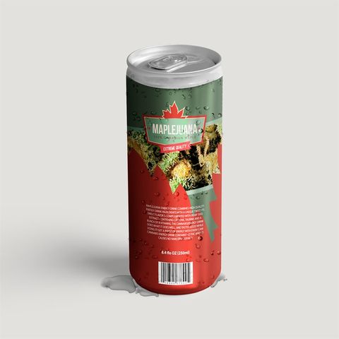 MapleJuana can packaging