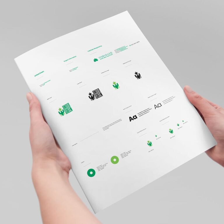 The United Green, branding and website by Studio 420, image 3