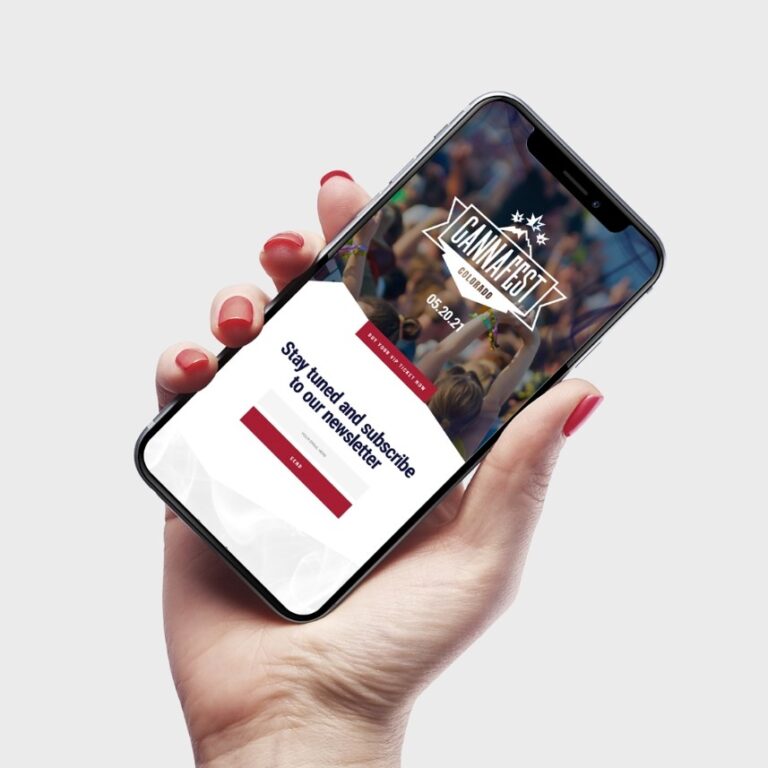 Cannafest Colorado, branding and website by Studio 420