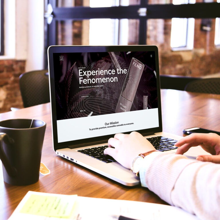 Feno Cannabis, web design and development by Studio 420, image 3