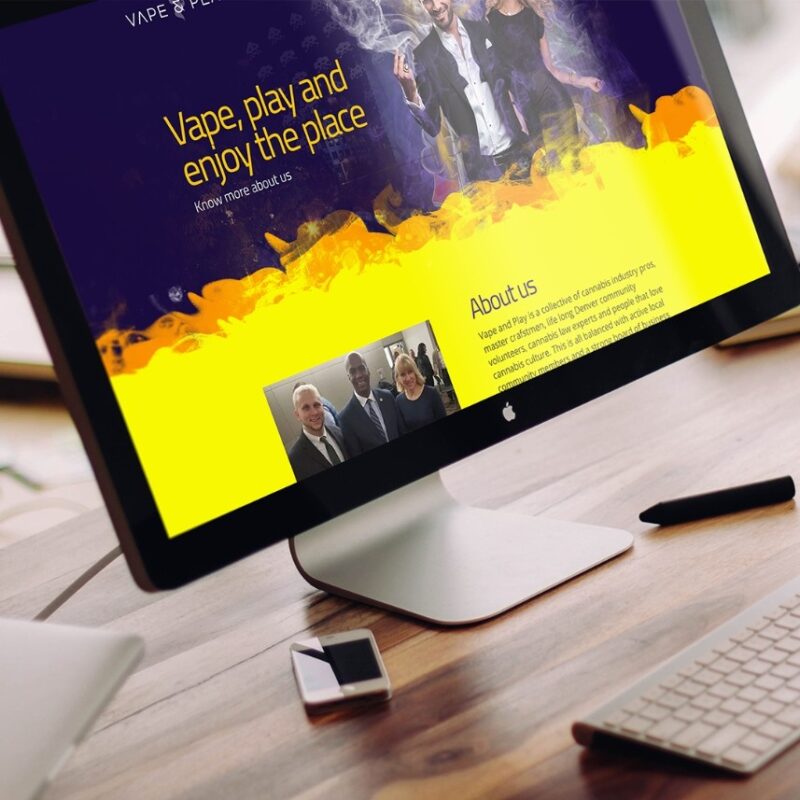 Vape & Play, web design by Studio 420, image 3