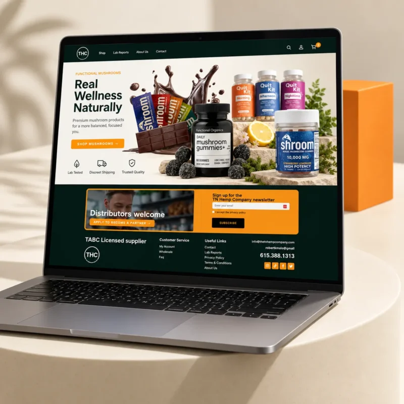 The Tennessee Hemp Company, ecommerce, maintenance and marketing by Studio 420, image 2