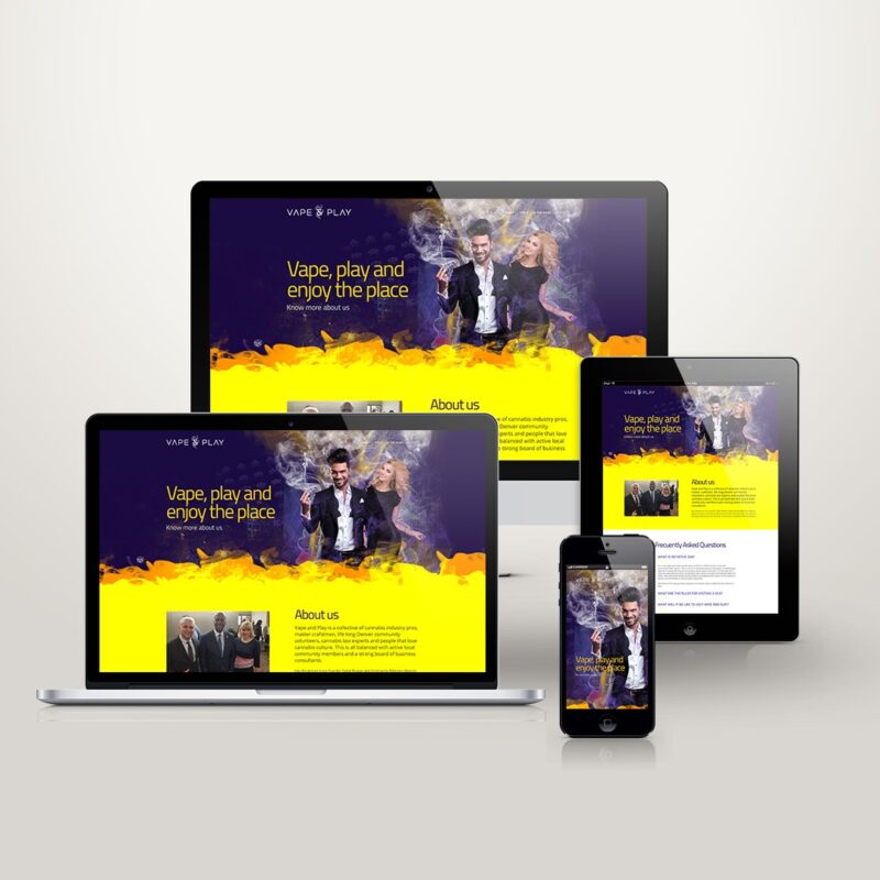 Vape & Play, web design by Studio 420, image 4